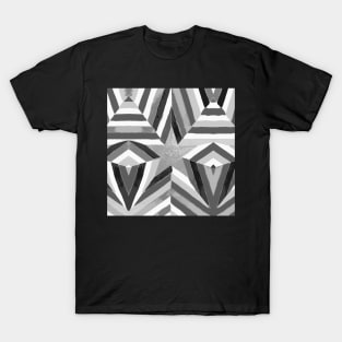 Bright Black and White Stars T-Shirt